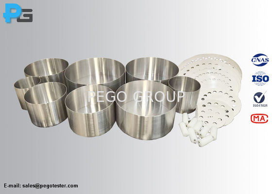 Εναρμονισμένα σκεύη μαγειρέματος από ανοξείδωτο χάλυβα για τη μέτρηση ενέργειας με κυλινδρικό σχεδιασμό